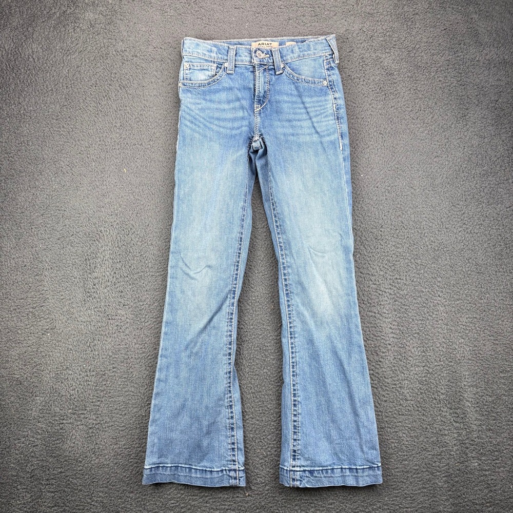 Ariat REAL Denim Womens Size 12 Blue Bootcut Jeans Medium Wash Western Cowgirl